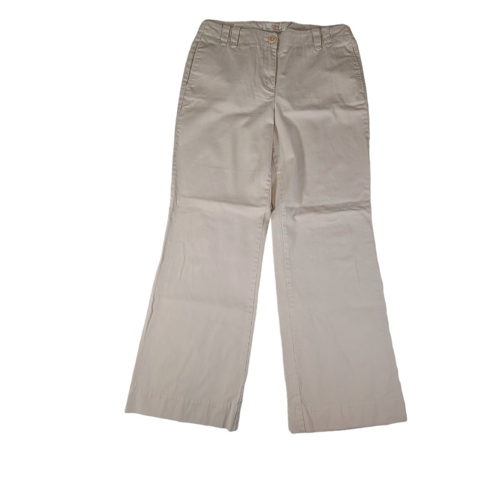 J Crew Pants Womens 10 32x31 Beige Pockets Chino Broken In Lightweight Casual
